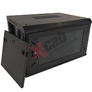 Cabinet metalic de perete 19”, tip rack wallmount, 9U 600x450 mm, Xcab Negru_2