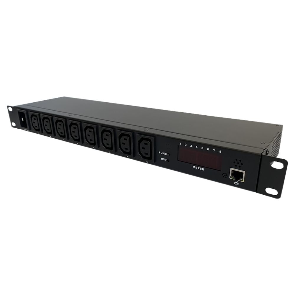 Priză de rack 19 inch, PDU Smart Management 1U, 8 posturi C13, Xcab_1