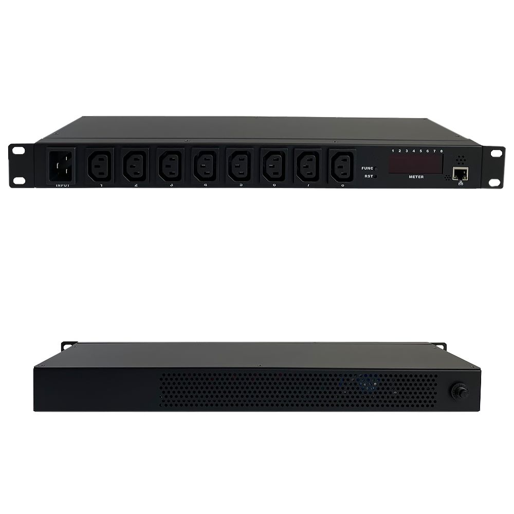 Priză de rack 19 inch, PDU Smart Management 1U, 8 posturi C13, Xcab_2
