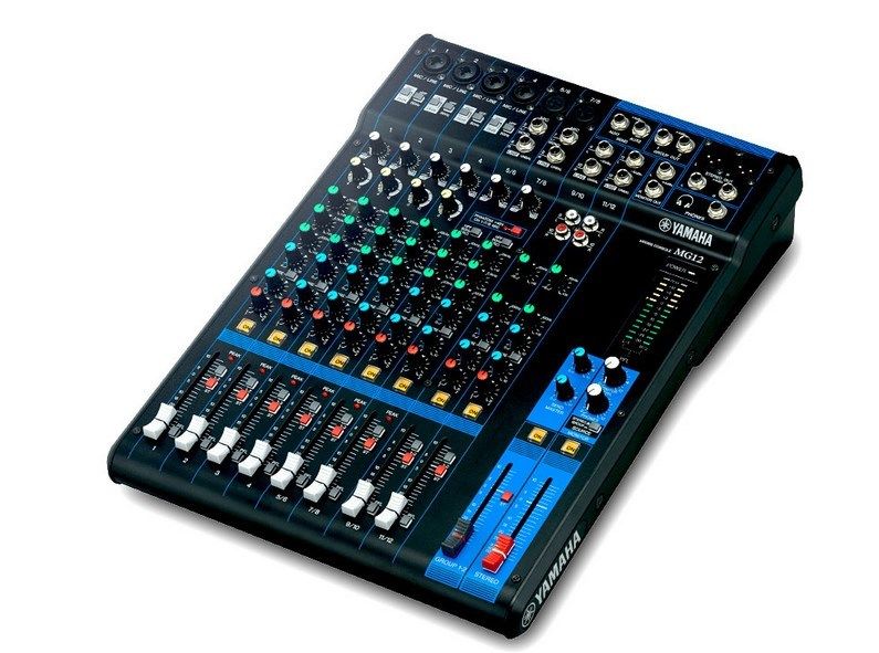 Yamaha MG12 audio mixer 12 channels_1