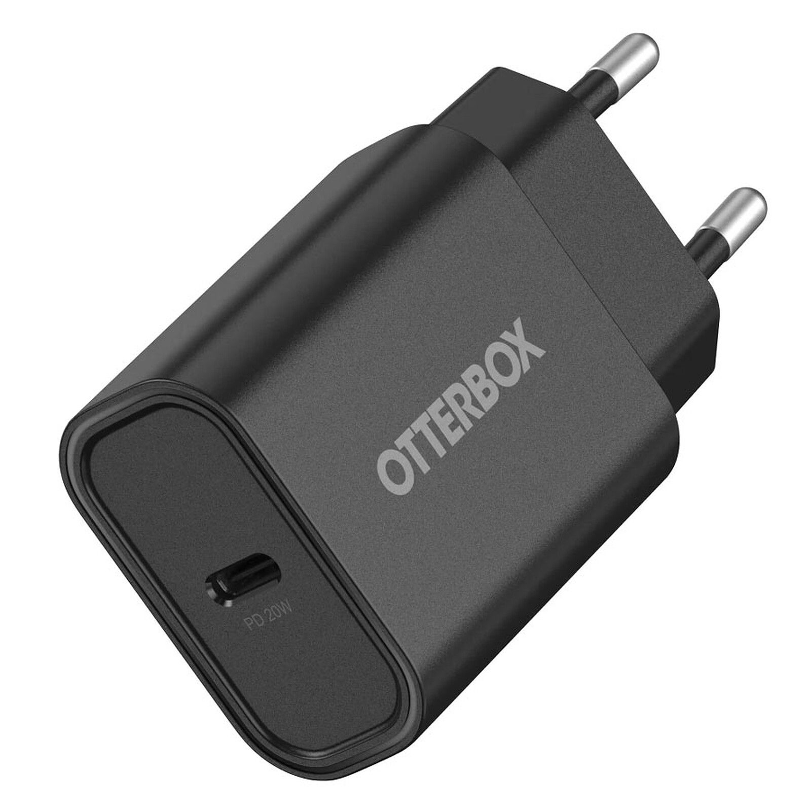 OB STANDARD EU WALL CHARGER 20W/- 1X USB-C 20W USB-PD BLACK - PR_1