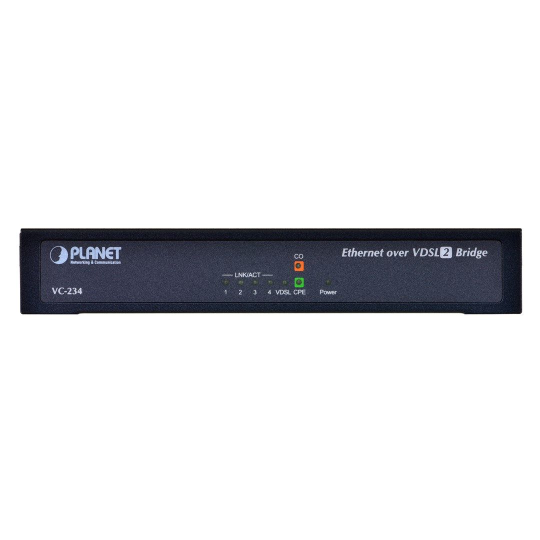 Planet VC-234 network switch Managed Fast Ethernet (10/100) Black 1U_2