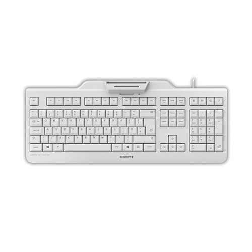 CHERRY KC 1000 SC WHITE-GREY/KEYBOARD USB UK_1