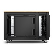 APC NetShelter Soundproof, 12U, Server Rack Enclosure, Maple_4