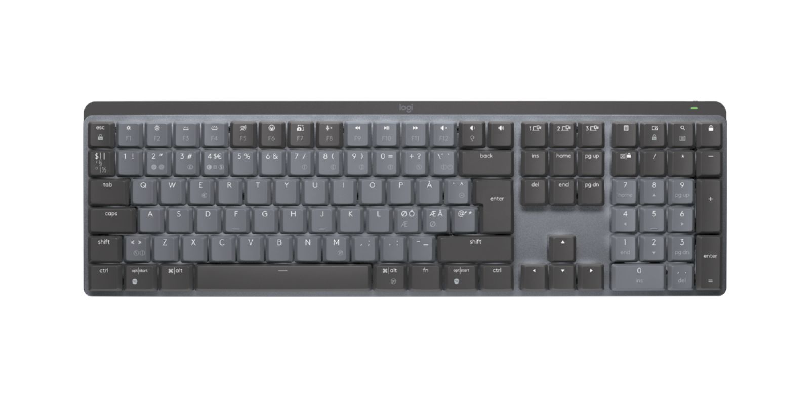 MX MECHANICAL WRLS ILLUM. KEYB/- GRAPHITE - PAN NORDIC TACTILE_1