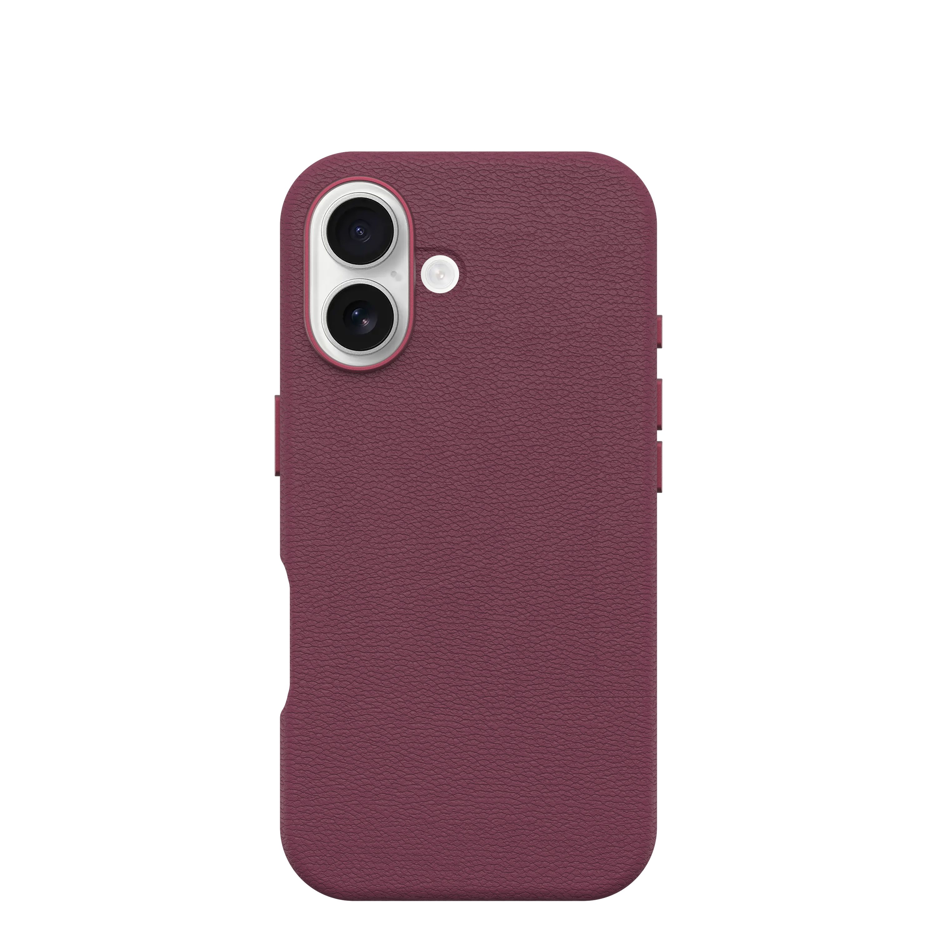 OB SYM CACTUS LEATHER APPLE/IPHONE 16 MAROON BELLS - RED_2