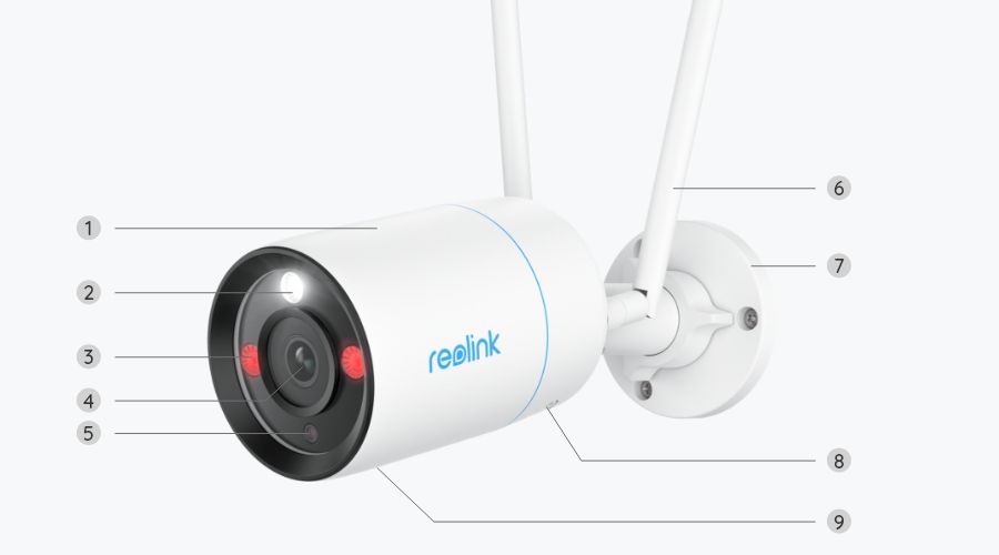 Reolink W330 security camera Bullet IP security camera Outdoor 3840 x 2160 pixels Wall_1