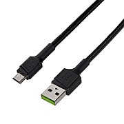 Green Cell KABGC23 USB cable USB 2.0 0.3 m USB A Micro-USB B Black_3