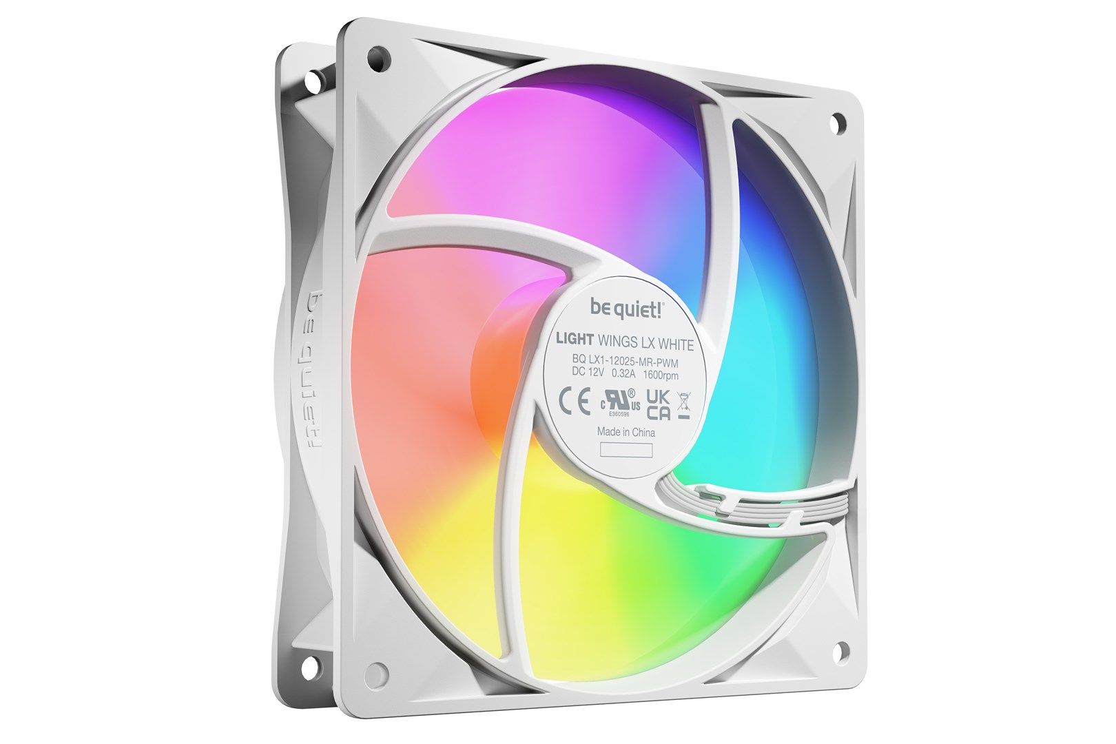 be quiet! LIGHT WINGS LX 120mm PWM 3-Pack White Computer case Fan 12 cm 3 pc(s)_5