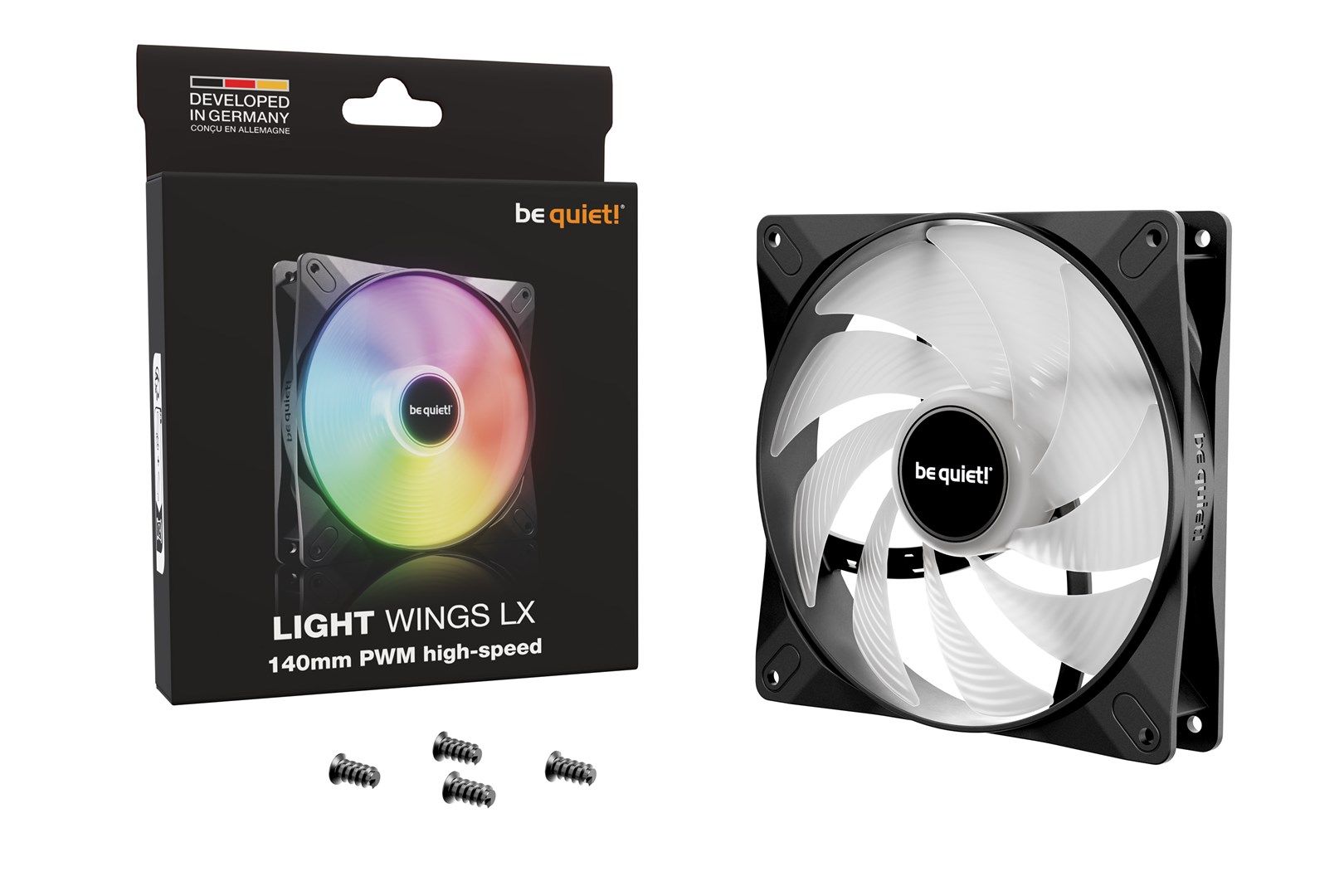 be quiet! LIGHT WINGS LX 140mm PWM high-speed Computer case Fan 14 cm Black 1 pc(s)_6