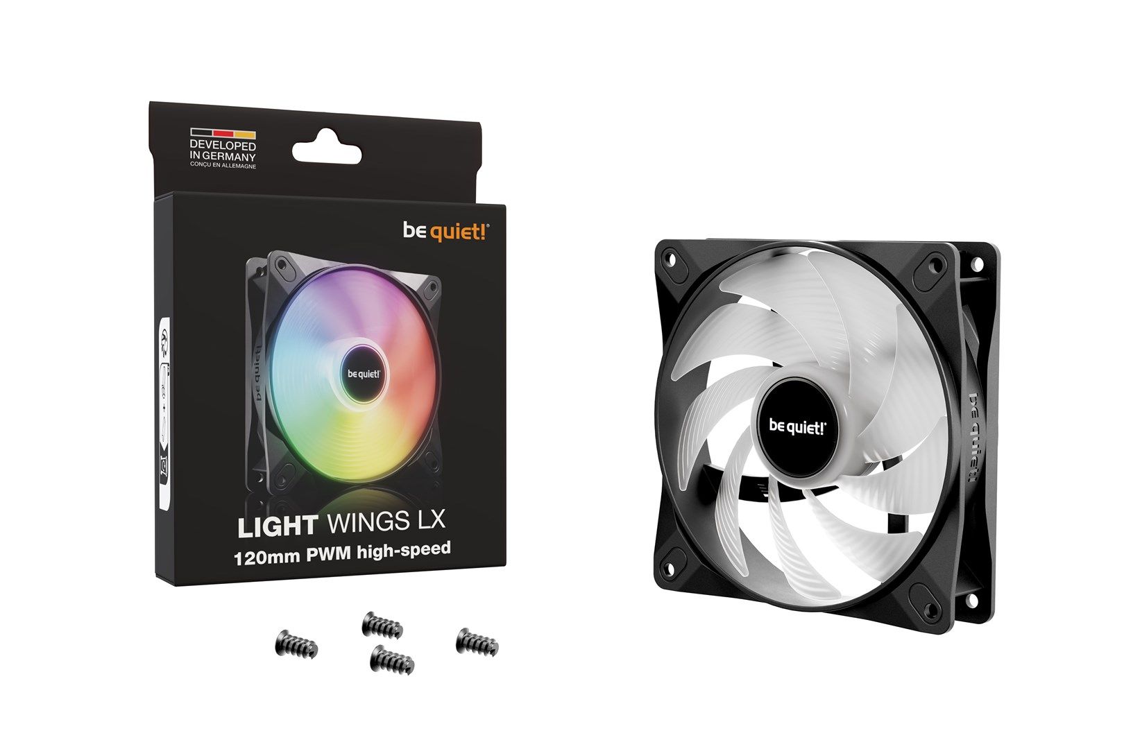 be quiet! LIGHT WINGS LX 120mm PWM high-speed Computer case Fan 12 cm Black 1 pc(s)_6