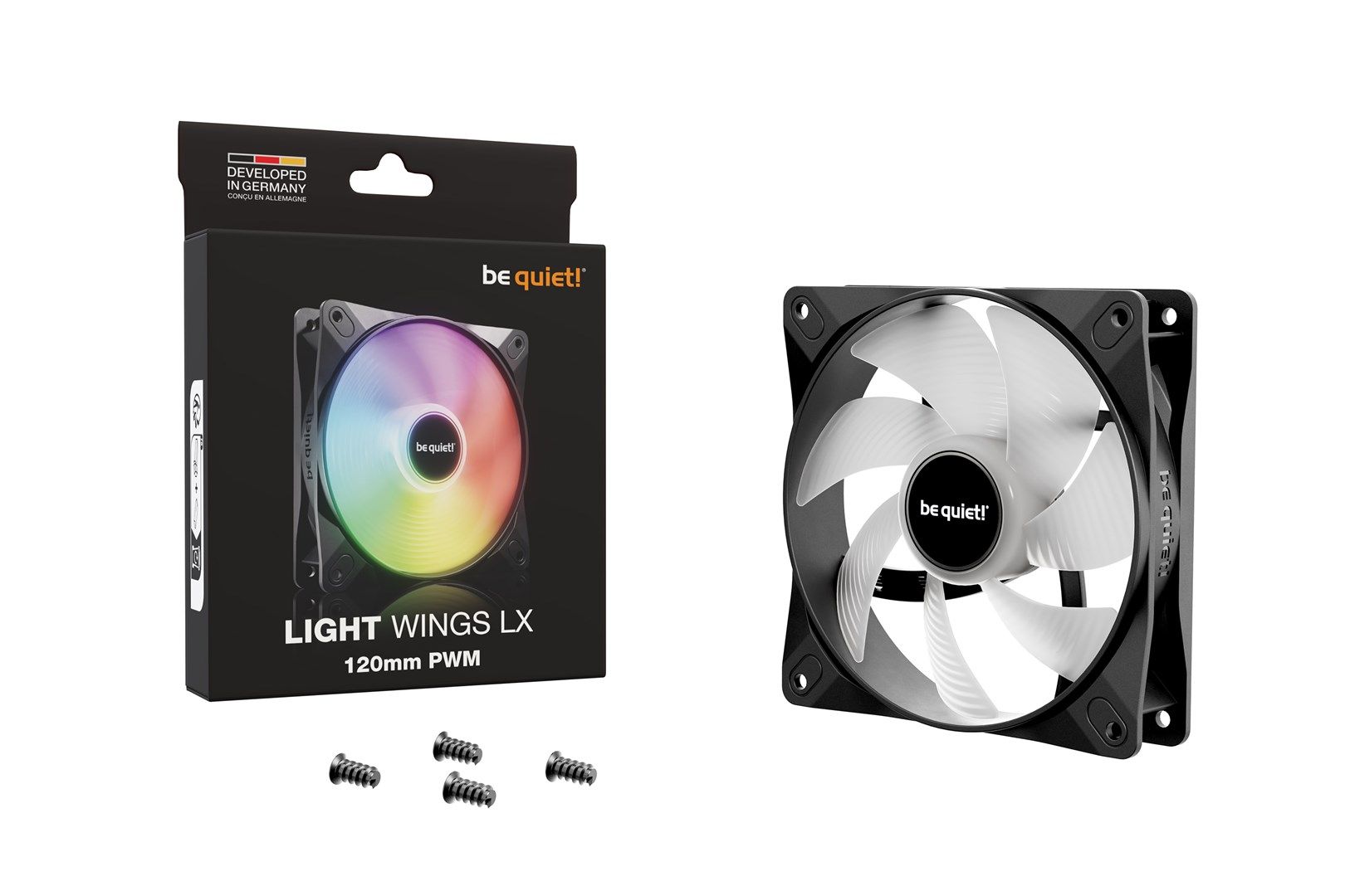 be quiet! LIGHT WINGS LX 120mm PWM Computer case Fan 12 cm Black 1 pc(s)_6