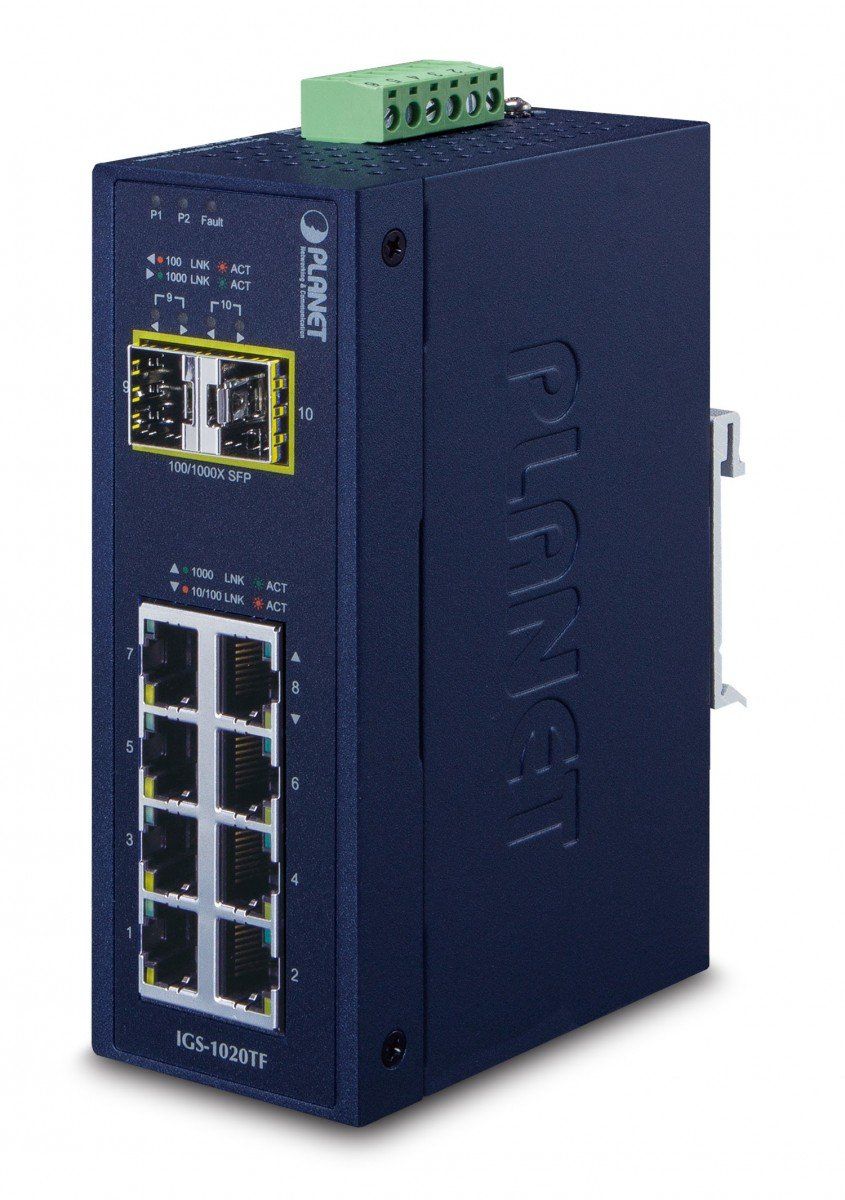 PLANET IGS-624HPT switch-uri Fara management Gigabit Ethernet (10/100/1000) Power over Ethernet (PoE) Suport Albastru_1