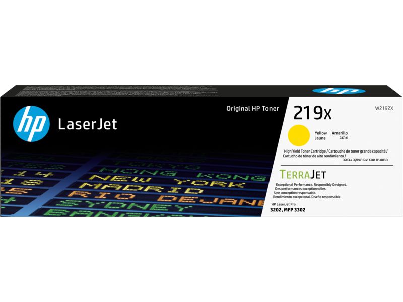 HP 219X HIGH YIELD YELLOW/ORIGINAL LASERJET TONER CARTRIDG_1