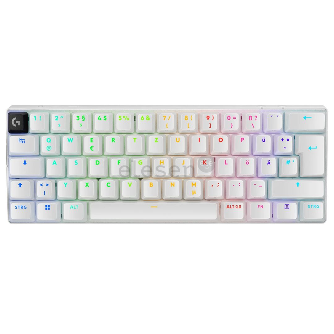 LOGITECH G PRO X 60 LIGHTSPEED Wireless Gaming Keyboard (Tactile) - WHITE - US INT'L - 2.4GHZ/BT - EMEA28-935 - TACTILE SWITCH_1