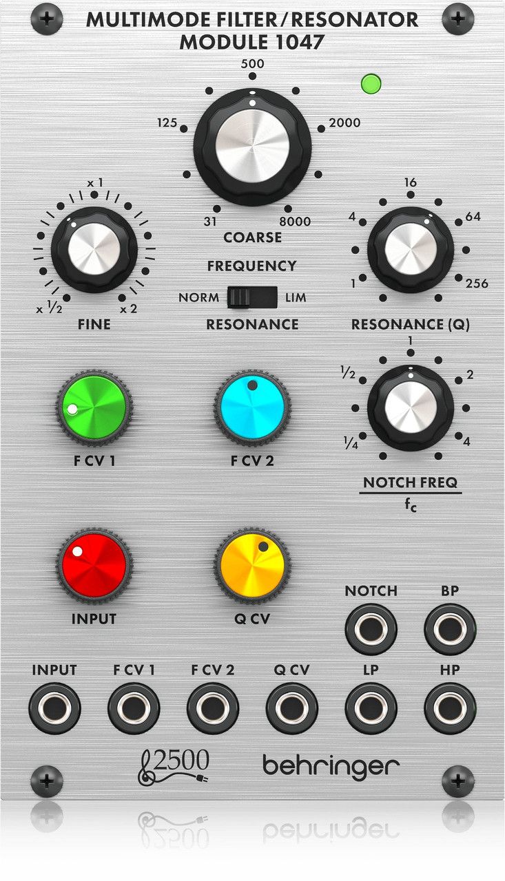 Behringer 1047MULTIMODE FILTER/RESONATOR Moduł syntezatora modularnego serii 2500_2
