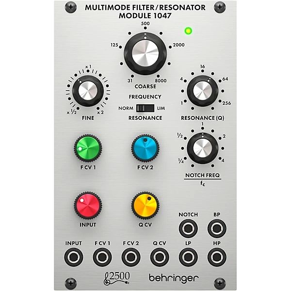 Behringer 1047MULTIMODE FILTER/RESONATOR Moduł syntezatora modularnego serii 2500_4