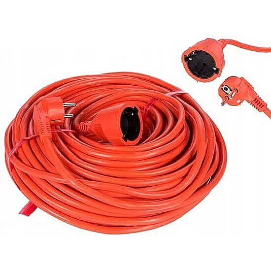 VERTEX PZO20M Retractable extension cable 20 m 3x2 5 mm Orange_1