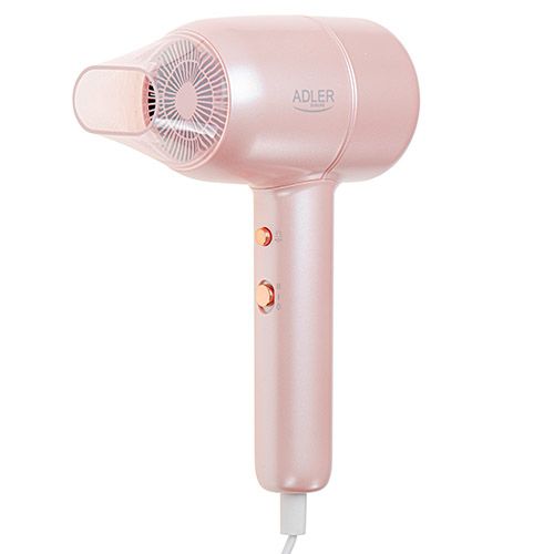 Adler Hair Dryer | AD 2279p | 1800 W | Number of temperature settings 2 | Ionic function | Pink_1