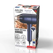Adler Hair Dryer | AD 2279b | 1800 W | Number of temperature settings 2 | Ionic function | Blue_1