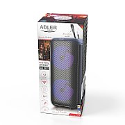 Adler Speaker with radio | AD 1903 | 2x5 W | Bluetooth | Black | Portable | Wireless connection_1