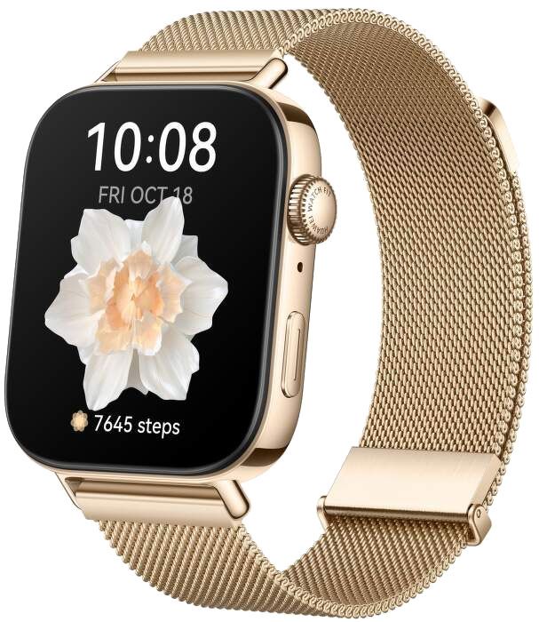 Huawei WATCH FIT 3 | Smart watch | GPS (satellite) | AMOLED | Waterproof | Gold_1