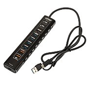 Nitro Concepts UH1  10-Port Hybrid USB Hub  USB 3.2_2
