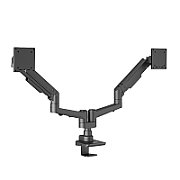 EDBAK Desk Mount | DMV02 Dual Swing Arm | Height adjustment  Tilt | 19-35   | Maximum weight (capacity) 20 kg | Black_1