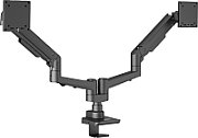 EDBAK Desk Mount | DMV02 Dual Swing Arm | Height adjustment  Tilt | 19-35   | Maximum weight (capacity) 20 kg | Black_2