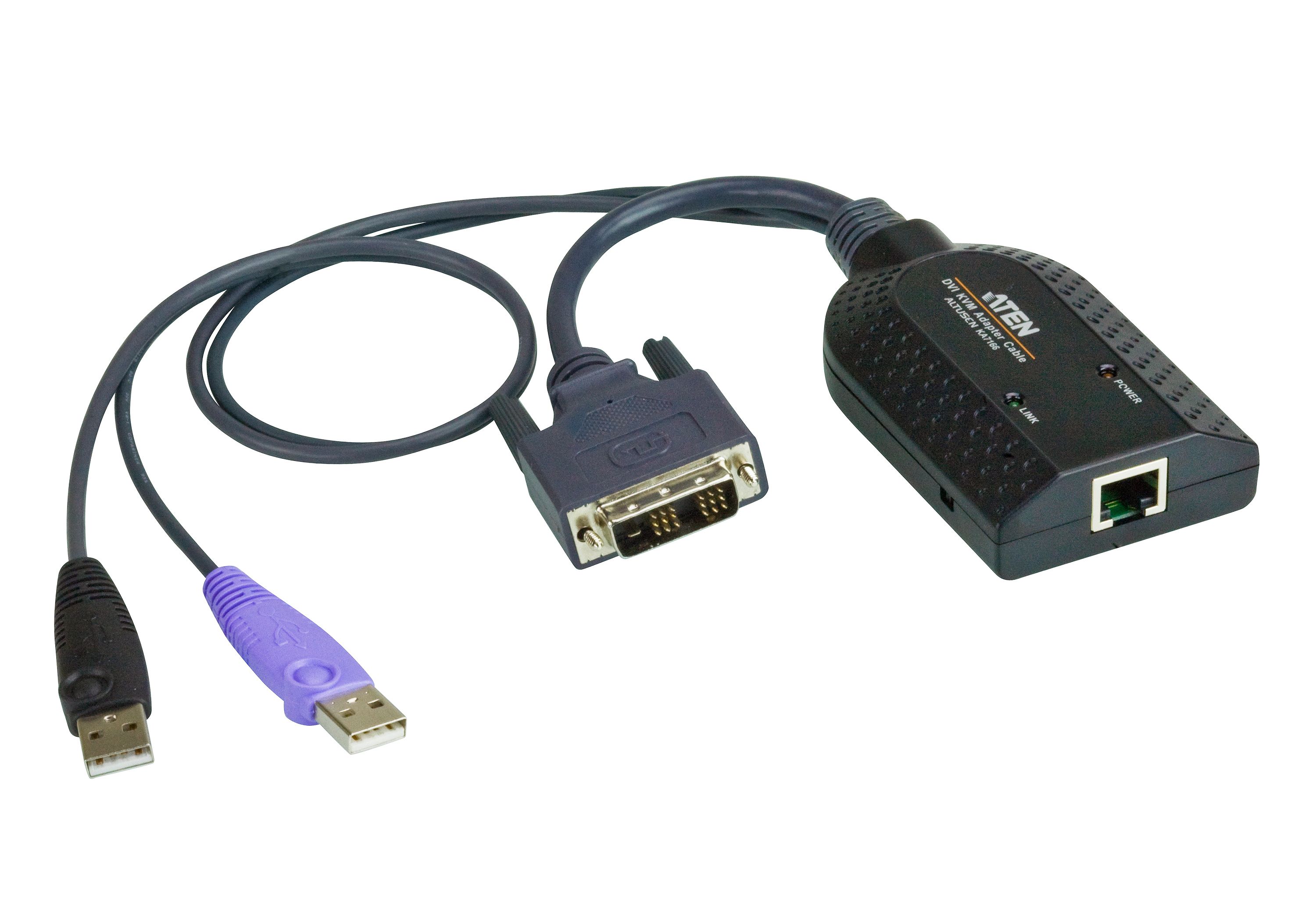 ATEN USB - DVI to Cat5e/6 KVM Adapter Cable (CPU Module)_2
