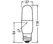 LEDSSTICK75 9,5W/840 230VFR E27 FS1OSRAM_2