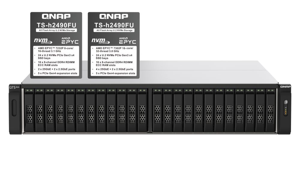 QNAP NAS TS-h2490FU-7302P-256G (24 Bay) 2U +++_1