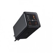 INCARCATOR RETEA Baseus GaN6 Pro,Quick Charge 100W,2 x USB Type-C Output 5V/3A,2 x USB (include cablu USB Type-C la USB Type-C de 100W),negru 