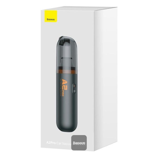 ASPIRATOR de mana Baseus A2 Pro, putere aspirare 6000pa, timp incarcare 3 ore, filtru HEPA, cablu inclus Type-C la USB, negru  VCAQ040001  (timbru verde 0.8 lei) - 6932172614041