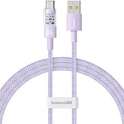 CABLU alimentare si date Baseus Gem, Fast Charging Data Cable pt. smartphone, USB la USB Type-C 100W, 2m, mov 