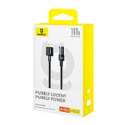 CABLU alimentare si date Baseus Gem, Fast Charging Data Cable pt. smartphone, USB la USB Type-C 100W, 2m, negru 