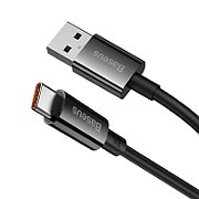 CABLU alimentare si date Baseus Superior, pt. smartphone, USB la USB Type-C , 100W, 1m, negru 
