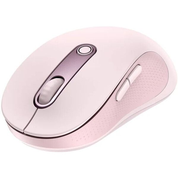 MOUSE Baseus F02 PC sau NB wireless, 2.4GHz si Bluetooth, optic, 800/ 1200/1600 dpi,butoane/scroll 3/1, roz, B01055505411-01  (timbru verde 0.18 lei) - 6932172651060