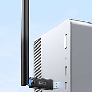 ADAPTOR RETEA Baseus FastJoy, extern wireless 2.4 GHz, USB 2.0, port, 650 Mbps, antena externa x 1, 