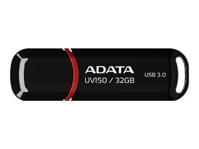 MEMORIE USB 3.2 ADATA 32 GB, cu capac, carcasa plastic, negru, 