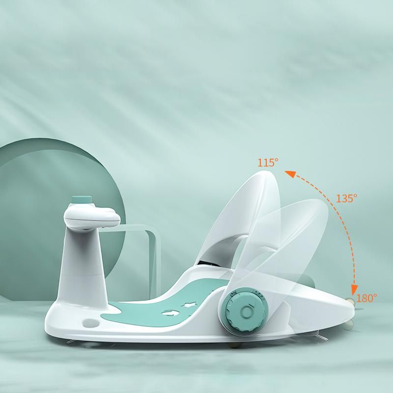 Scaun baie bebe cu ghidon , spatar reglabil , verde, U-Grow_2