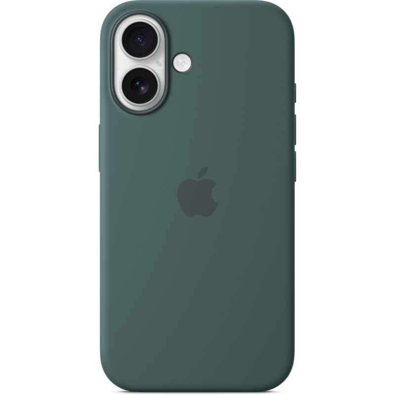 IPHONE 16 SILICONE CASE/WITH MAGSAFE - LAKE GREEN_2