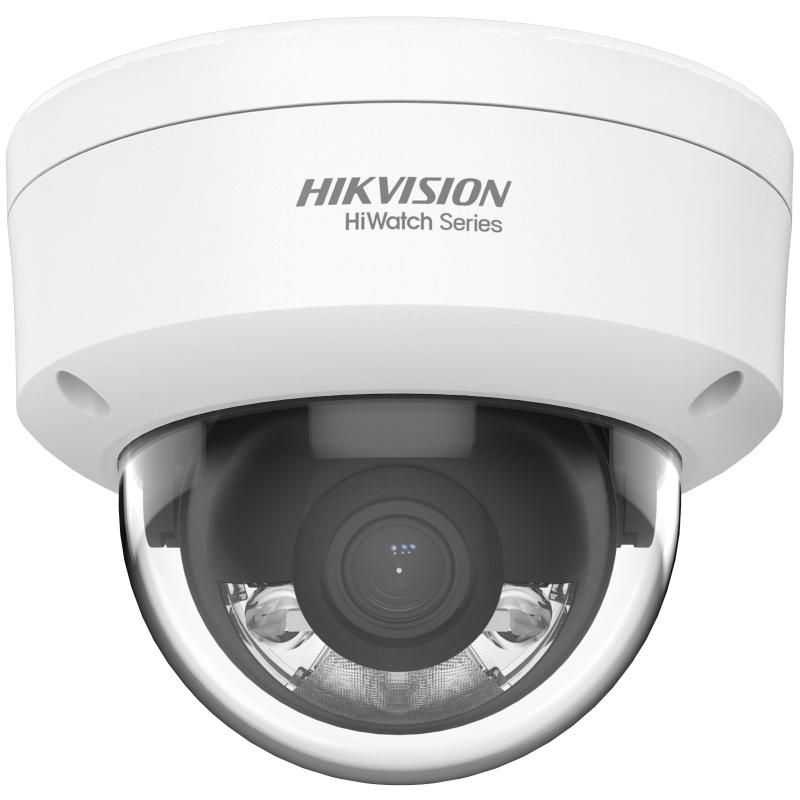 Camera de supraveghere IP Dome 2MP HiWatch Hikvision HWI-D129HA(2.8MM), lentila fixa 2.8mm, iluminare min: Color: 0.001 Lux @(F1.0, AGC ON), 0 Lux cu lumina alba: 30m, alarma la evenimente: Motion detection (support alarm triggering by specified target types (human and vehicle)),video tampering_1