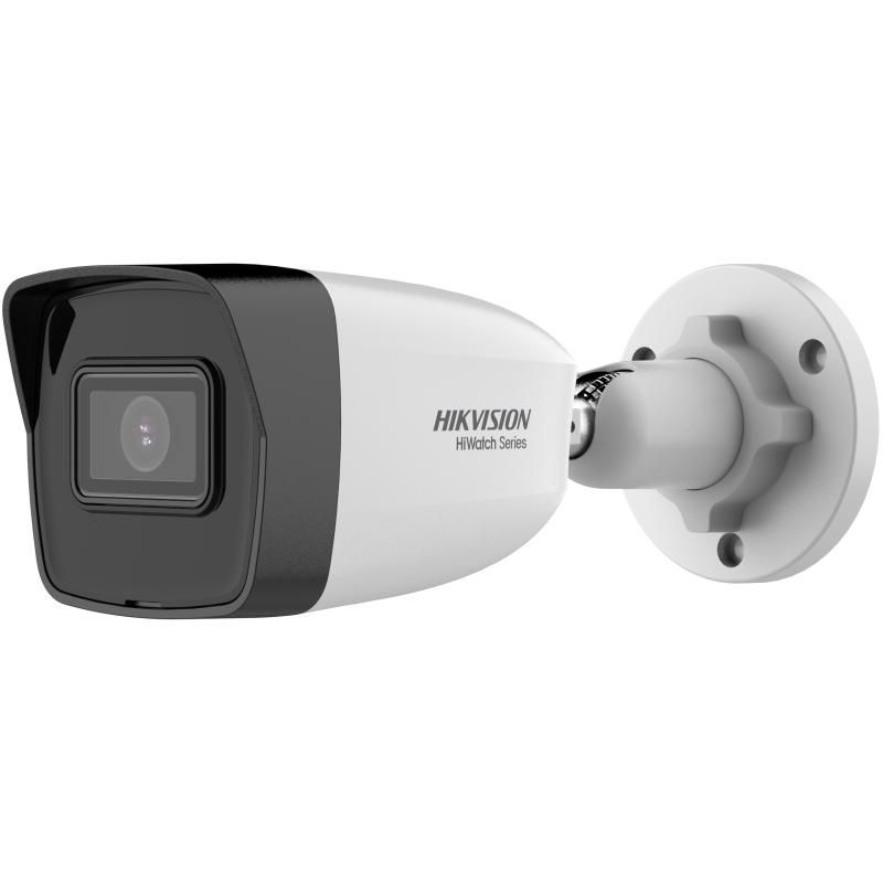 Camera de supraveghere IP Bullet 2MP HiWatch Hikvision HWI- B120HA(2.8MM), lentila fixa 2.8mm, iluminare min: Color: 0.01 Lux @(F2.0, AGC ON), B/W: 0 Lux cu IR 30m, alarma la evenimente: Motion detection (support alarm triggering by specified target types (human and vehicle)),video tampering_1