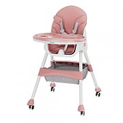 Scaun de masa 2 in 1, pliabil, roz, U-Grow_1