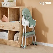 Scaun de masa 2 in 1, pliabil, verde, U-Grow_5