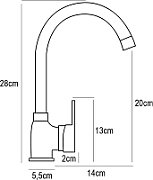 PYRAMIS BELLO granite faucet vanilla_3