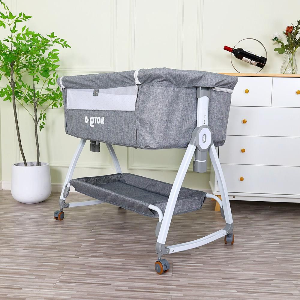 Patut 2 in 1 Co-Sleeper cu functie de leagan, U-Grow_2