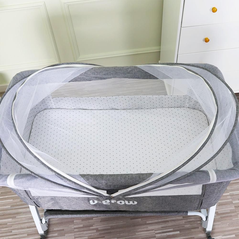 Patut 2 in 1 Co-Sleeper cu functie de leagan, U-Grow_4