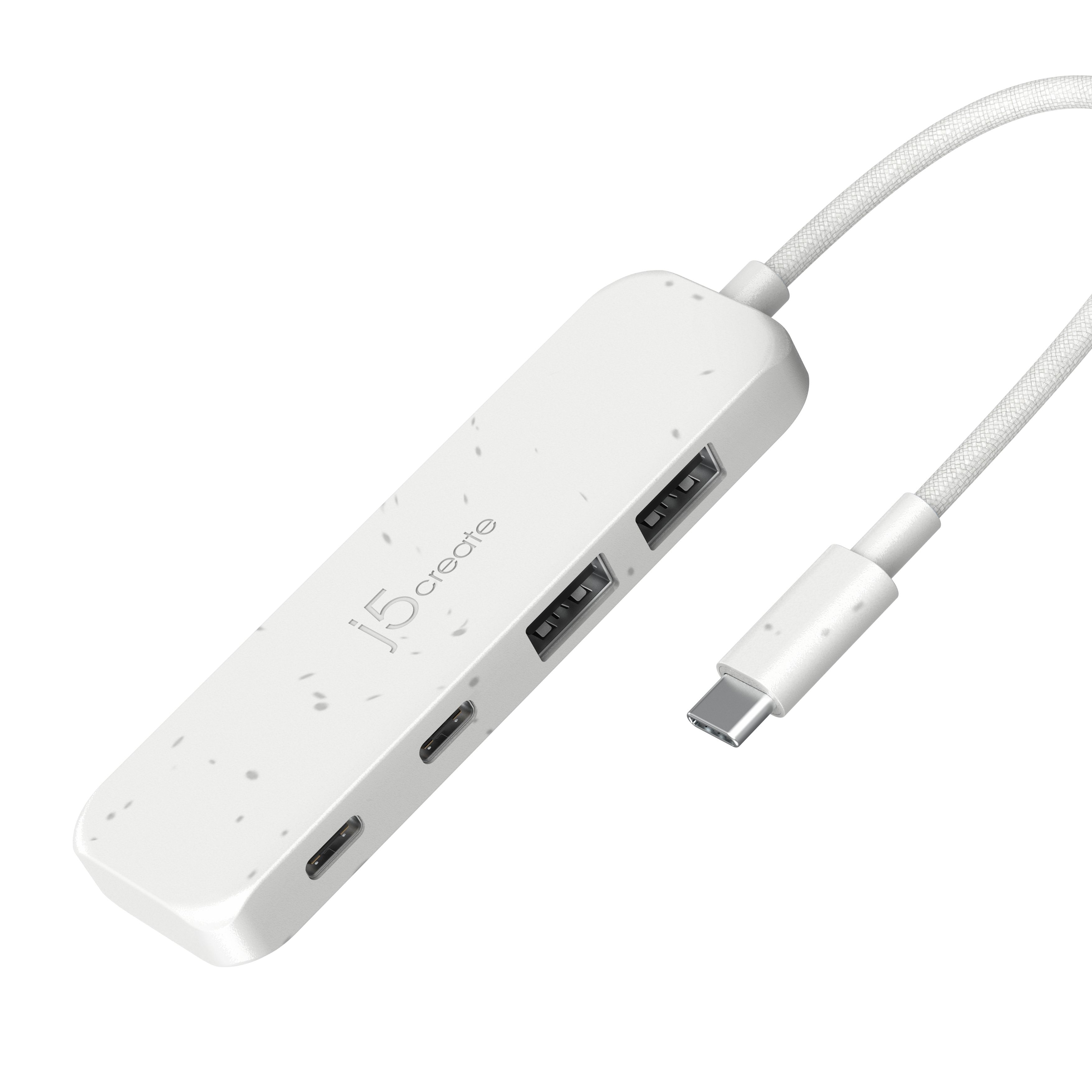 ECO-FRIENDLY USB-C TO 4-PORT/TYPE-C TYPE-A GEN 2 HUB_1